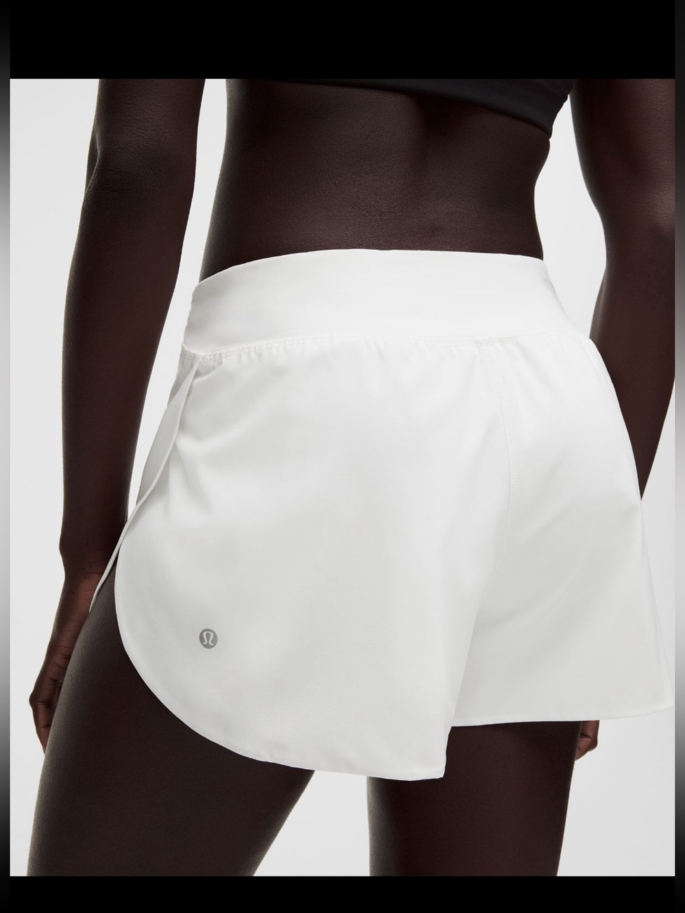 NWT Lululemon Fast and Free Short Sz Medium White